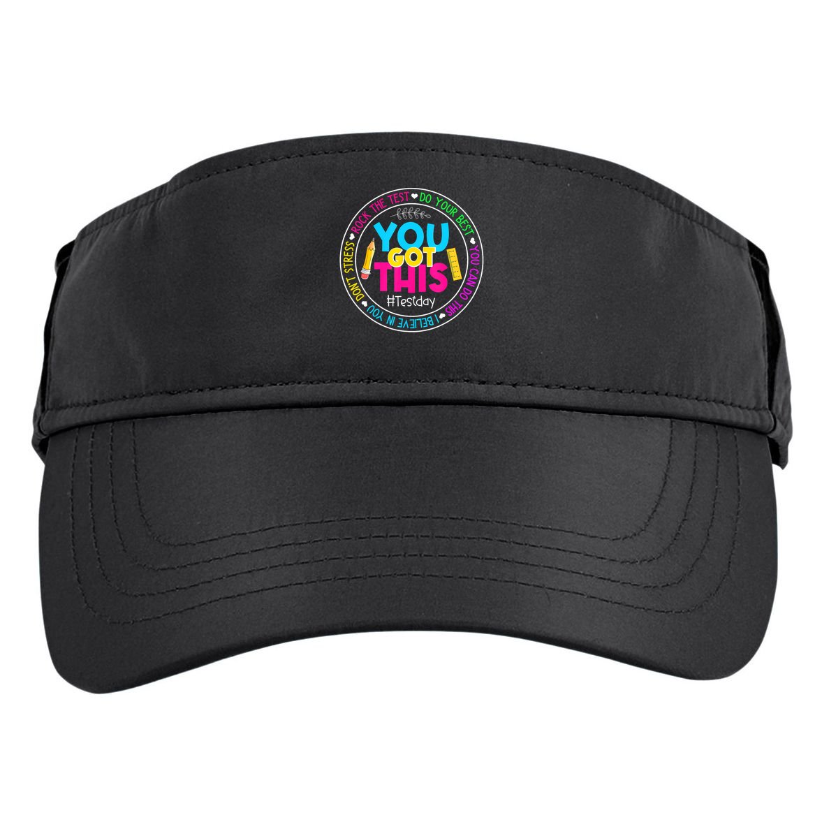 Teacher Testing Day You Got This Test Day Rock The Test Adult Drive Performance Visor
