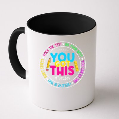 Teacher Testing Day You Got This Test Day Rock The Test Mug