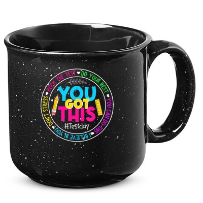 Teacher Testing Day You Got This Test Day Rock The Test 15oz Campfire Ceramic Mug