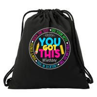 Teacher Testing Day You Got This Test Day Rock The Test Drawstring Bag