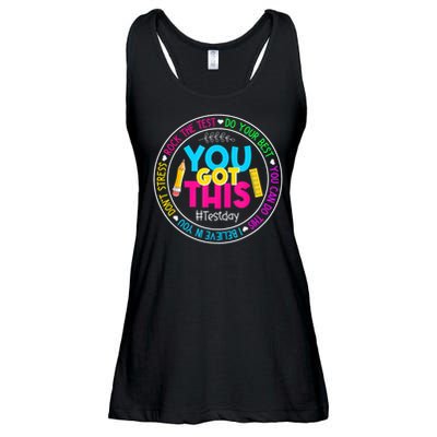 Teacher Testing Day You Got This Test Day Rock The Test Ladies Essential Flowy Tank