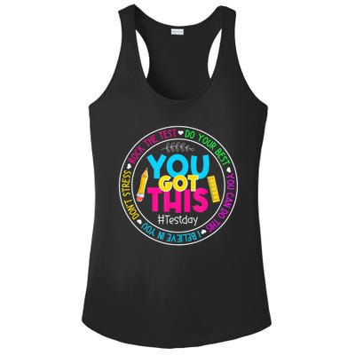 Teacher Testing Day You Got This Test Day Rock The Test Ladies PosiCharge Competitor Racerback Tank