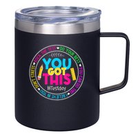 Teacher Testing Day You Got This Test Day Rock The Test 12oz Stainless Steel Coffee Mug