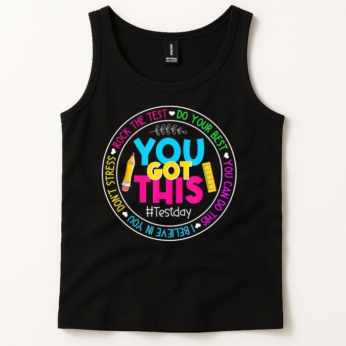 Teacher Testing Day You Got This Test Day Rock The Test Tank Top
