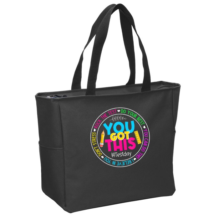 Teacher Testing Day You Got This Test Day Rock The Test Zip Tote Bag