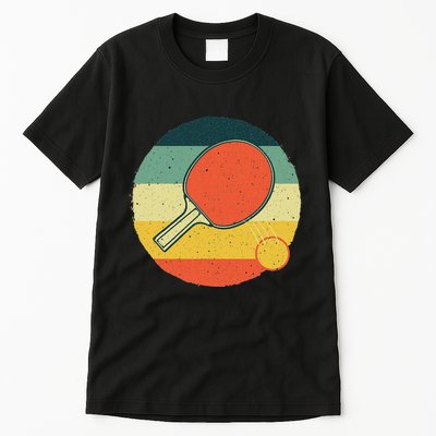 Table Tennis Design Ping Pong Players Tall T-Shirt