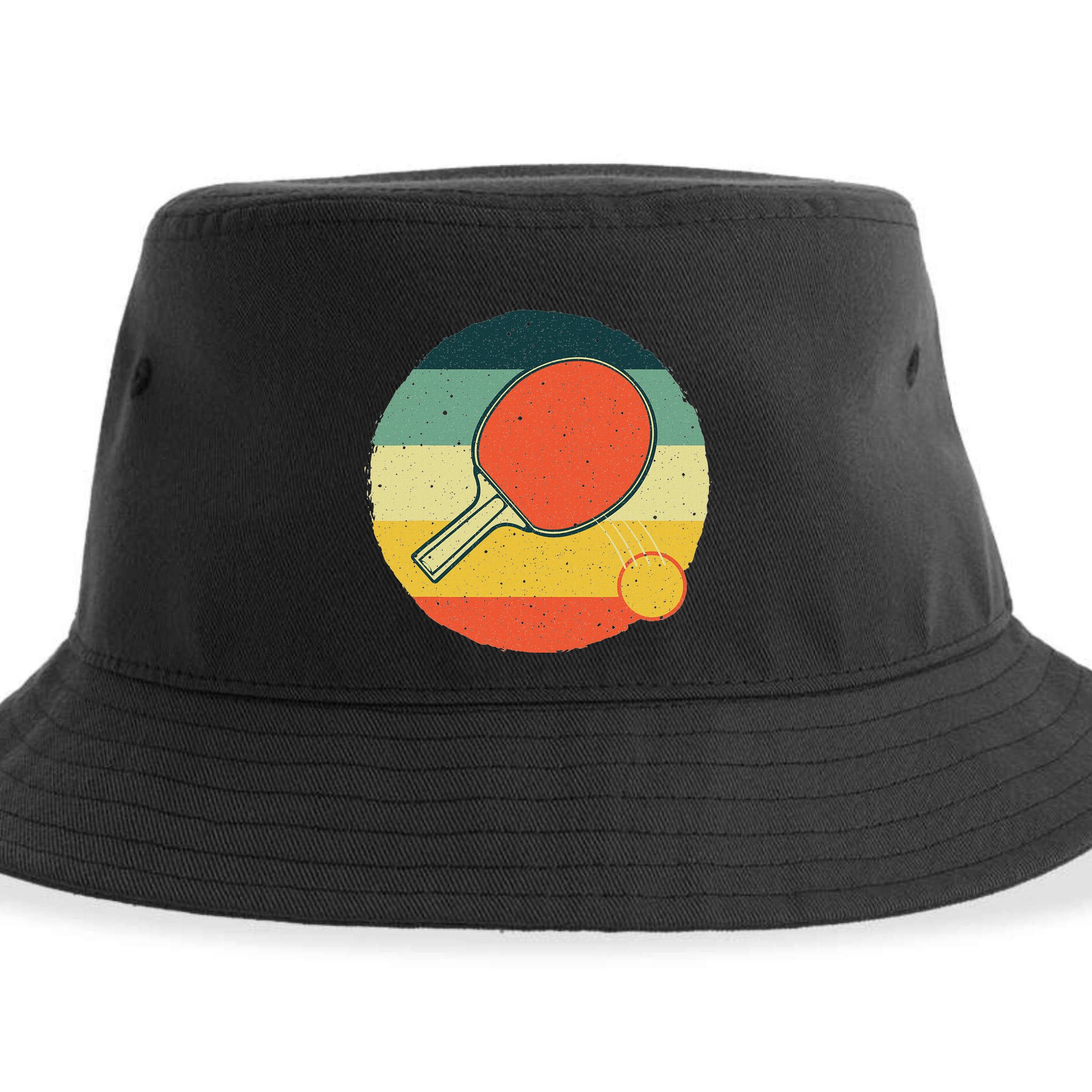 Table Tennis Design Ping Pong Players Sustainable Bucket Hat