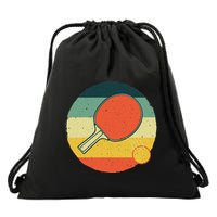 Table Tennis Design Ping Pong Players Drawstring Bag