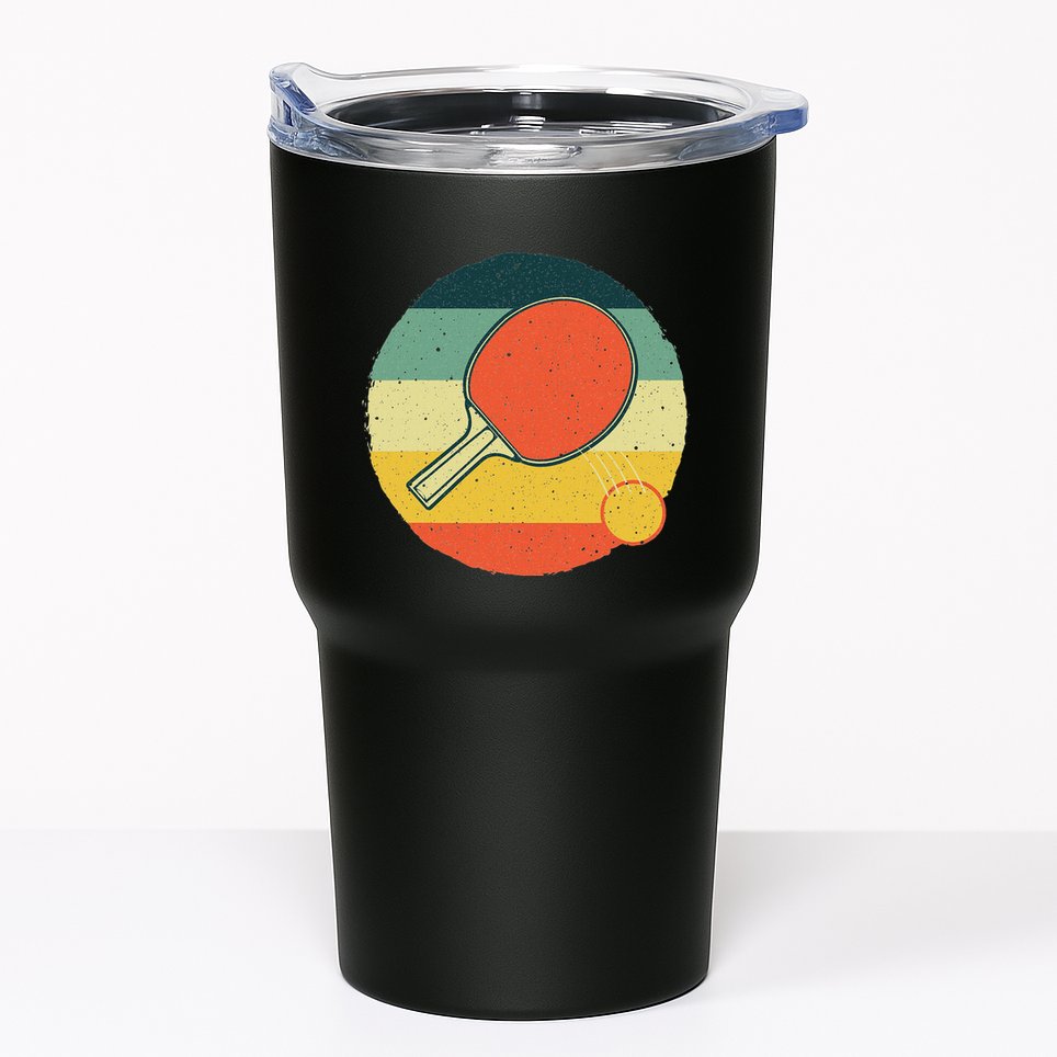 Table Tennis Design Ping Pong Players Tumbler