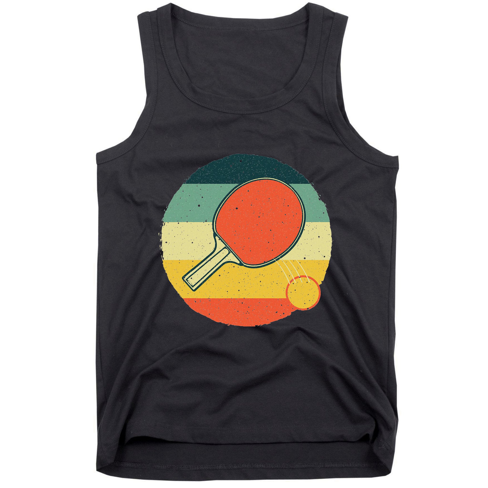Table Tennis Design Ping Pong Players Tank Top