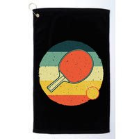 Table Tennis Design Ping Pong Players Golf Towel