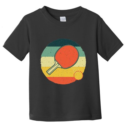 Table Tennis Design Ping Pong Players Toddler T-Shirt