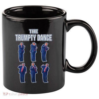 The Trumpty Dance Trump Elaine Dance Gif Trump Dancing 11oz C Handle Ceramic Mug