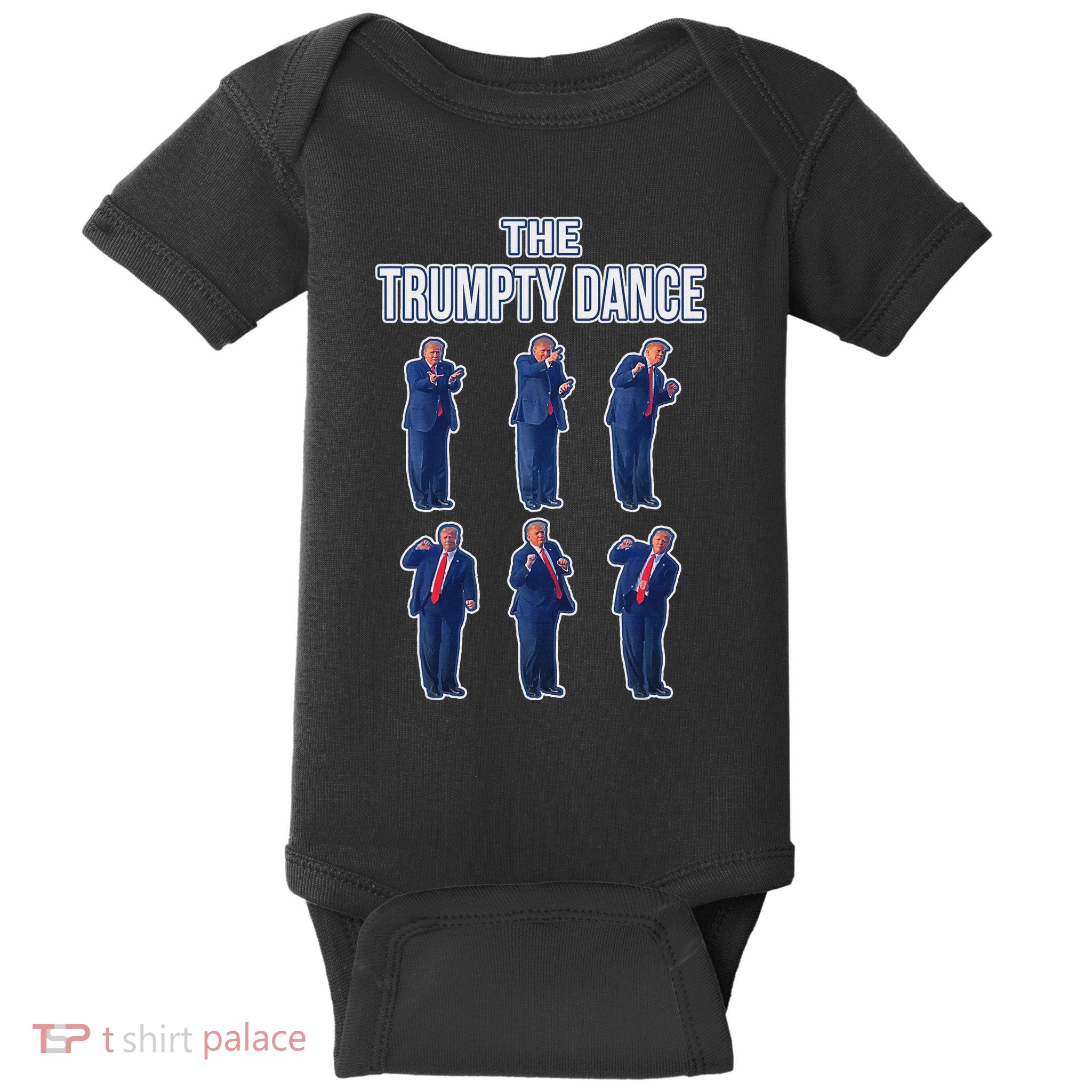 The Trumpty Dance Trump Elaine Dance Gif Trump Dancing Baby Bodysuit