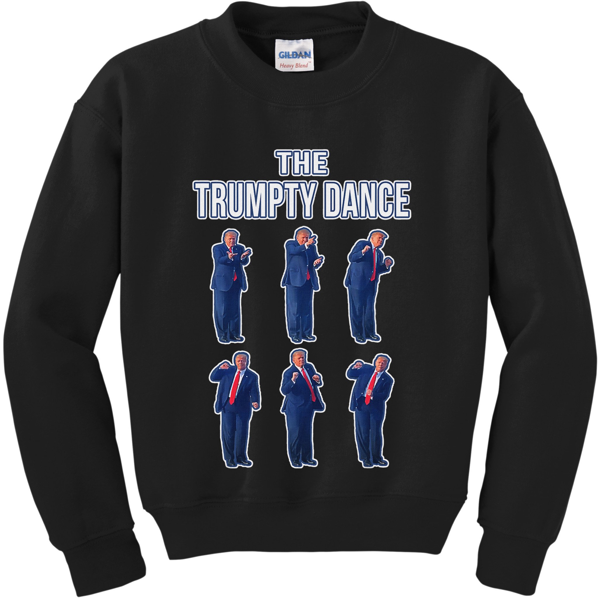 The Trumpty Dance Trump Elaine Dance Gif Trump Dancing Kids Sweatshirt