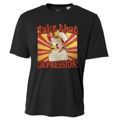 Take That Depression Duck Lucifer Duck Cooling Performance Crew T-Shirt