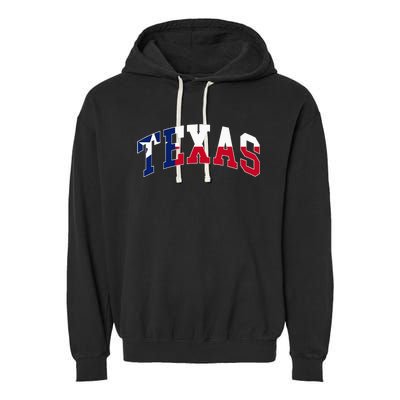 Texas Throwback Design Flag Of Texas Classic Garment-Dyed Fleece Hoodie