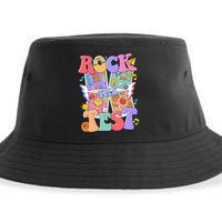 Teacher Test Day Rock The Test Sustainable Bucket Hat