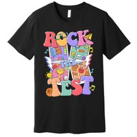 Teacher Test Day Rock The Test Premium T-Shirt