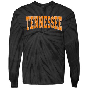 Tennessee Throwback Design Classic Tie-Dye Long Sleeve Shirt