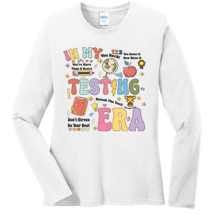 Teacher Test Day You Are More Than Test Score Ladies Long Sleeve Shirt