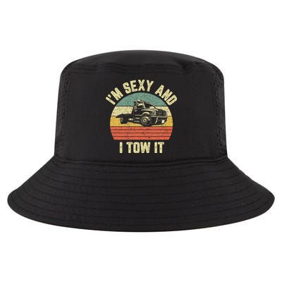 Tow Truck Driver Funny Towing Car Flat Bed Tow Truck Cool Comfort Performance Bucket Hat