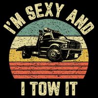 Tow Truck Driver Funny Towing Car Flat Bed Tow Truck 16 in Basic Backpack