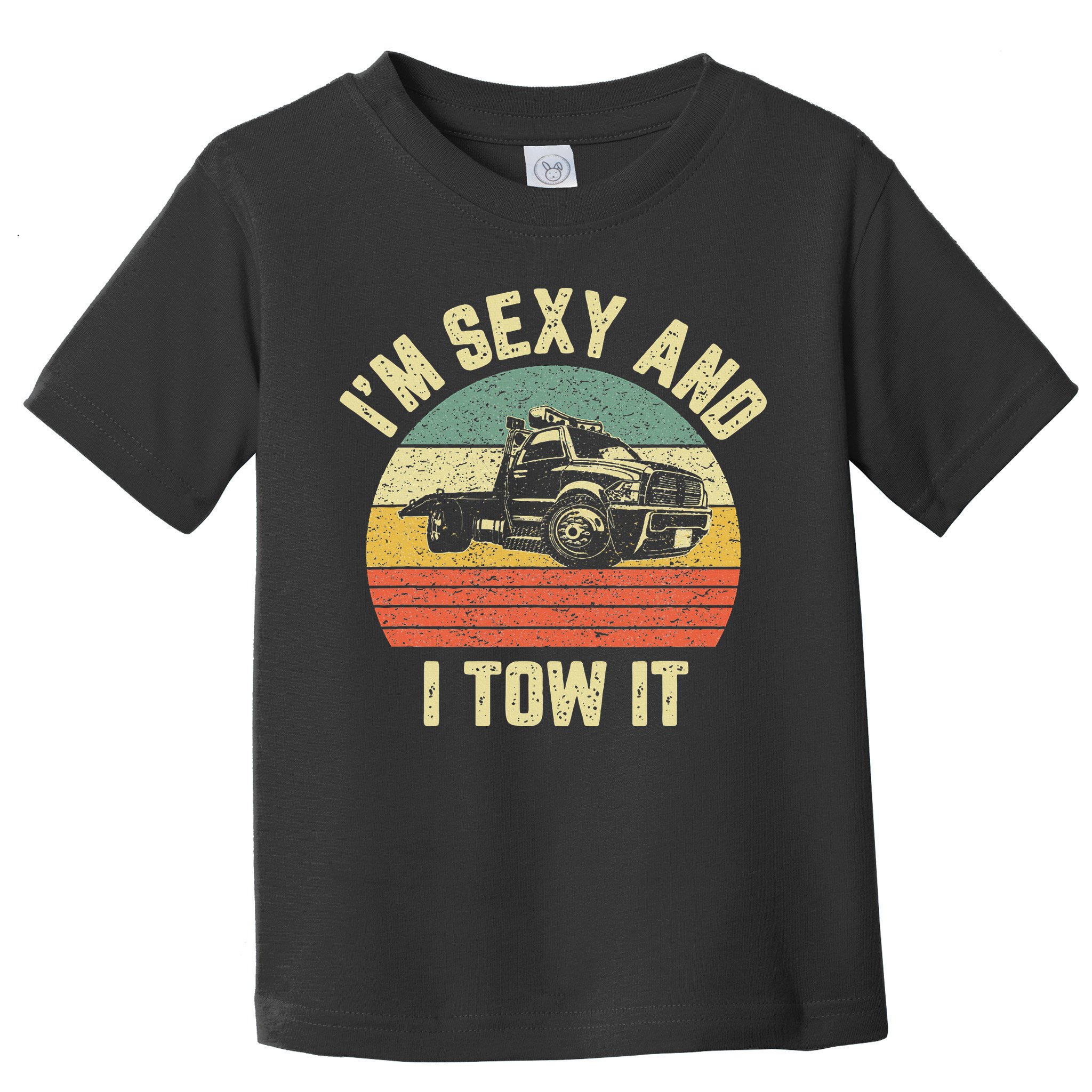 Tow Truck Driver Funny Towing Car Flat Bed Tow Truck Toddler T-Shirt