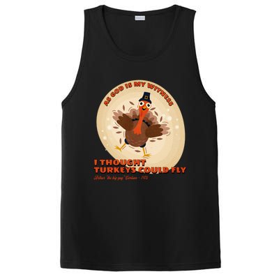 The Turkey Drop I Thought Turkeys Could Fly Thanksgiving Gift PosiCharge Competitor Tank