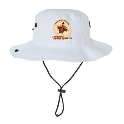 The Turkey Drop I Thought Turkeys Could Fly Thanksgiving Gift Legacy Cool Fit Booney Bucket Hat