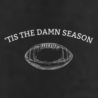Tis The Damn Season Football 7 Panel Mesh Trucker Snapback Hat