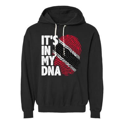 Trinidadian Tobagonian Dna Trinidad And Tobago Flag Garment-Dyed Fleece Hoodie