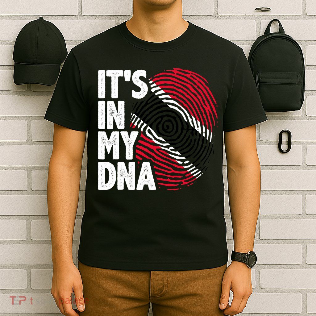 Trinidadian Tobagonian Dna Trinidad And Tobago Flag T-Shirt