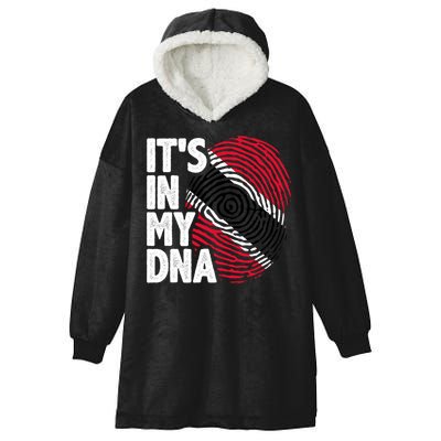 Trinidadian Tobagonian Dna Trinidad And Tobago Flag Hooded Wearable Blanket