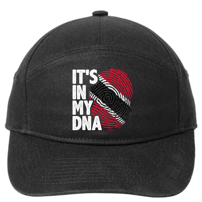 Trinidadian Tobagonian Dna Trinidad And Tobago Flag 7-Panel Snapback Hat