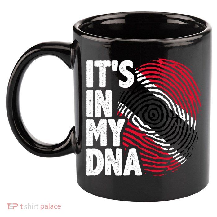 Trinidadian Tobagonian Dna Trinidad And Tobago Flag 11oz C Handle Ceramic Mug