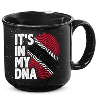 Trinidadian Tobagonian Dna Trinidad And Tobago Flag 15oz Campfire Ceramic Mug