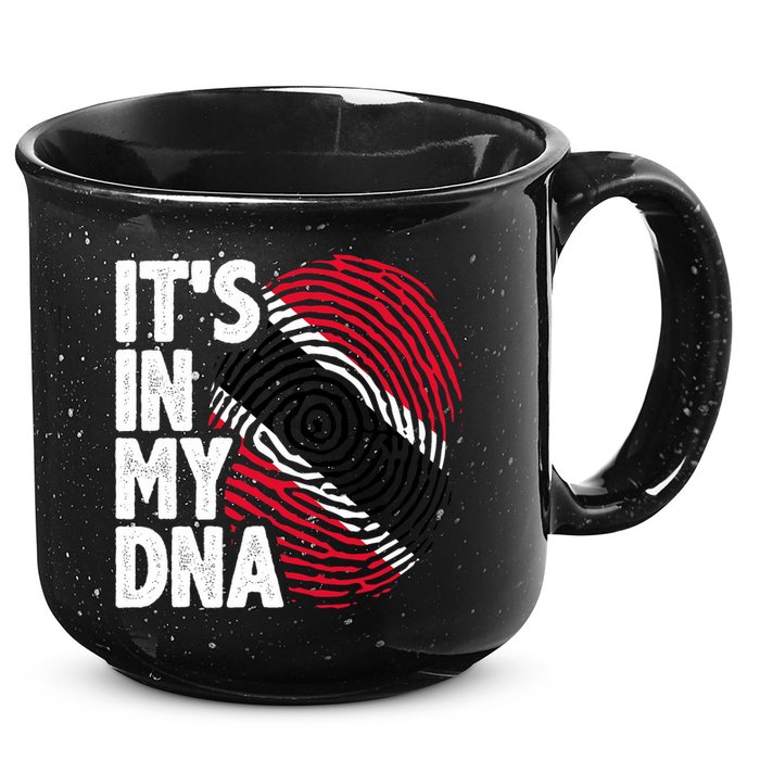 Trinidadian Tobagonian Dna Trinidad And Tobago Flag 15oz Campfire Ceramic Mug