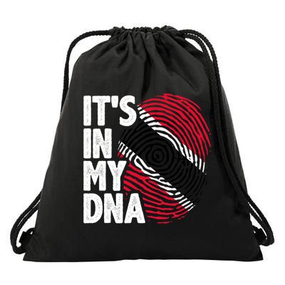 Trinidadian Tobagonian Dna Trinidad And Tobago Flag Drawstring Bag