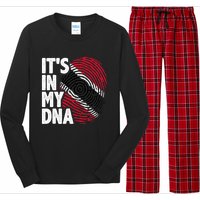 Trinidadian Tobagonian Dna Trinidad And Tobago Flag Long Sleeve Pajama Set