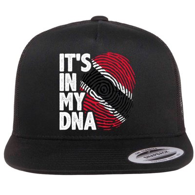 Trinidadian Tobagonian Dna Trinidad And Tobago Flag Flatbill Hat