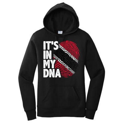 Trinidadian Tobagonian Dna Trinidad And Tobago Flag Women's Pullover Hoodie