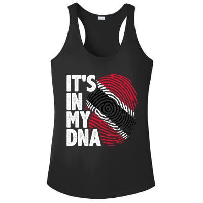 Trinidadian Tobagonian Dna Trinidad And Tobago Flag Ladies PosiCharge Competitor Racerback Tank
