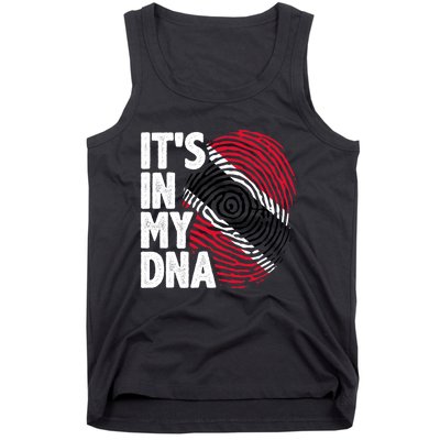 Trinidadian Tobagonian Dna Trinidad And Tobago Flag Tank Top