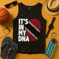 Trinidadian Tobagonian Dna Trinidad And Tobago Flag Tank Top