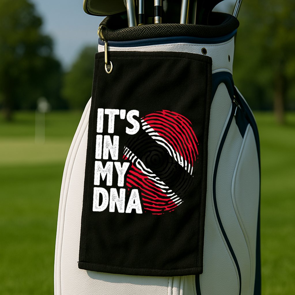 Trinidadian Tobagonian Dna Trinidad And Tobago Flag Golf Towel