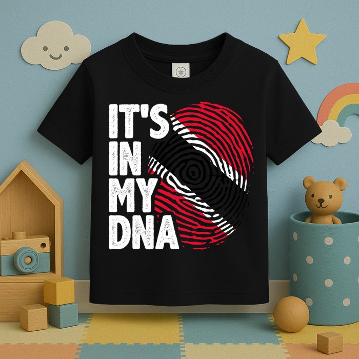 Trinidadian Tobagonian Dna Trinidad And Tobago Flag Toddler T-Shirt
