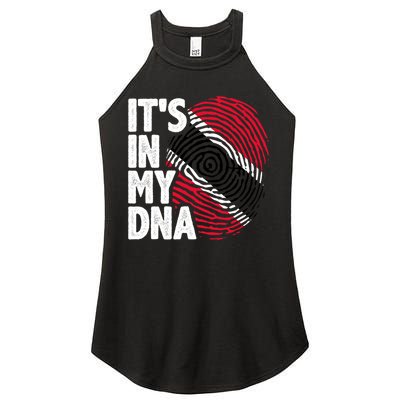 Trinidadian Tobagonian Dna Trinidad And Tobago Flag Women's Perfect Tri Rocker Tank