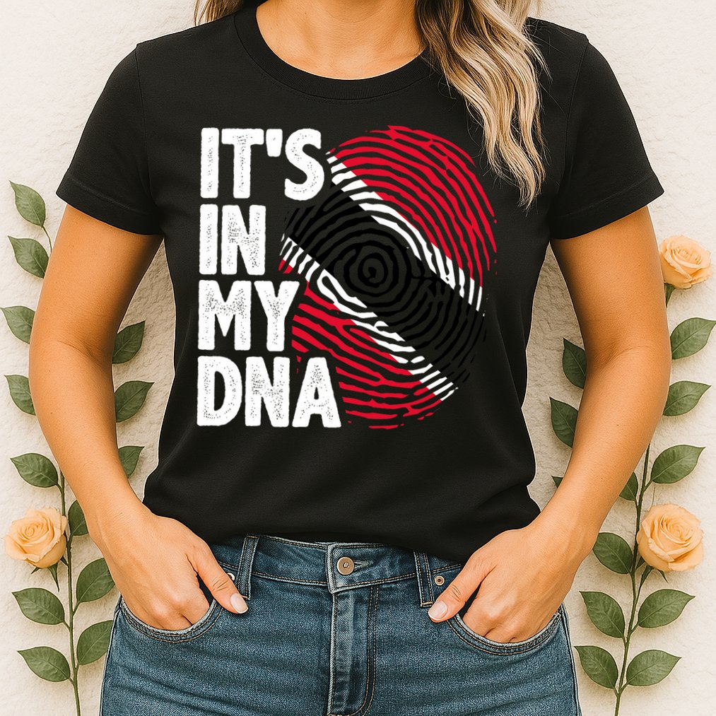 Trinidadian Tobagonian Dna Trinidad And Tobago Flag Womens T-Shirt