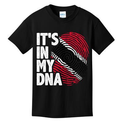 Trinidadian Tobagonian Dna Trinidad And Tobago Flag Kids T-Shirt